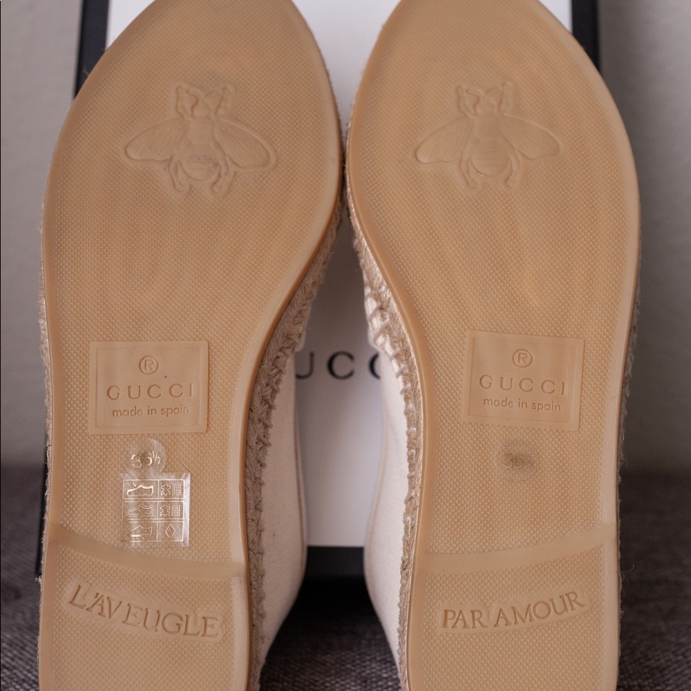 Gucci canvas espadrille, size 6.5 new with tags!!! - Picture 4 of 8